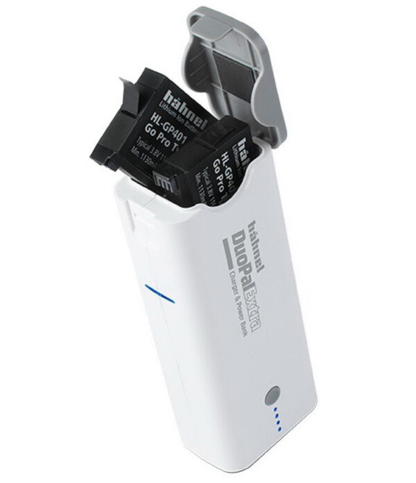 Hähnel Duopal Extra - dubbellader én 5200mAh powerbank - voor GoPro Hero4