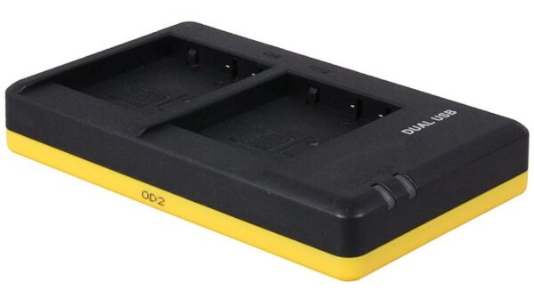 Duo oplader voor 2 camera accu's Panasonic DMW-BLG10