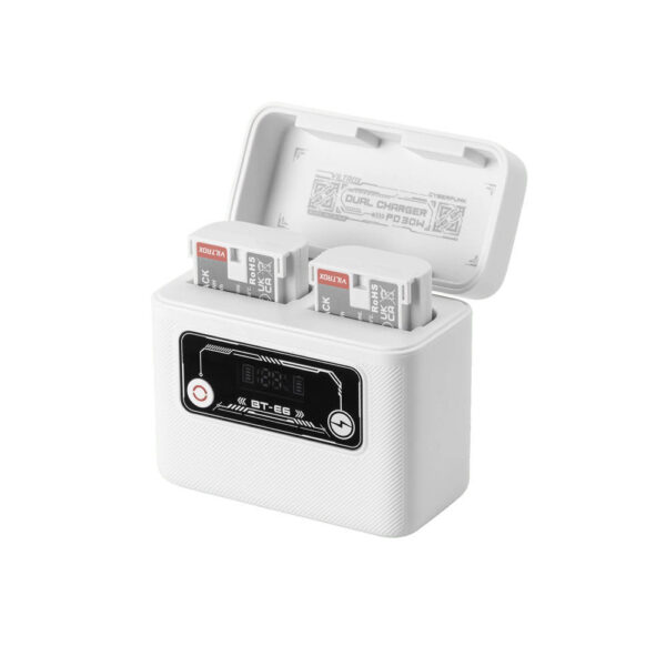 Viltrox Camera Battery Charging Case Power Bank for Canon LP-E6