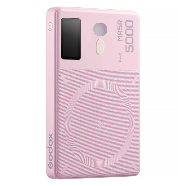 Godox MA5R RGB LED Light and Powerbank Roze