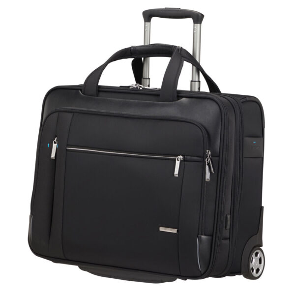 Samsonite 137268-1041 Spectrolite 3.0 Rolling Tote | Laptop Trolley | Eco-Friendly | 17.3 inches | USB-poort | Expandable | Zwart