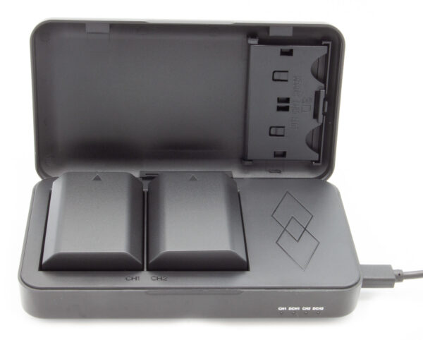 ChiliPower Powercase voor Sony NP-FZ100 - Duo lader, powerbank en bewaarcase in 1