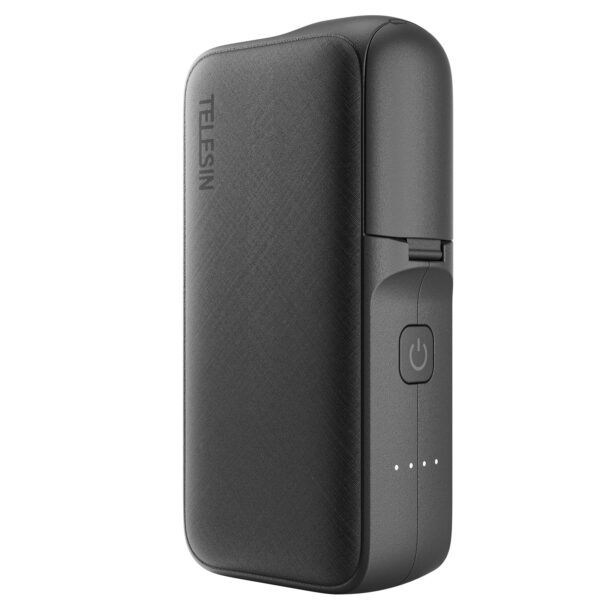 Telesin 10000mAh powerbank voor GoPro 13-accu's - 20W