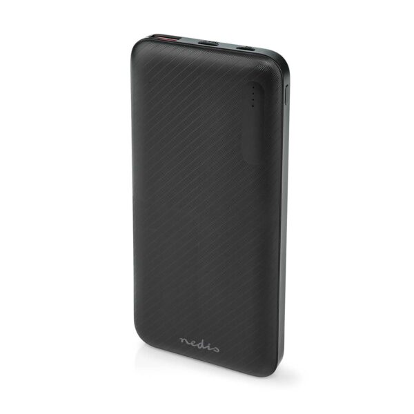 Powerbank | 10000 mAh | 2x 3.0 A | Outputs: 2 | Output: 1x USB-A / 1x USB-C | Inputs: 1x Micro USB / 1x USB-C | PD2.0 18W | Lithium-Polymeer