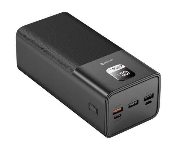 Swissten Swissten Powerbank Power Line - 40.000 mAh - Zwart