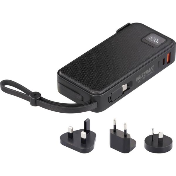 VOLTCRAFT VC-PBP3164CB Powerbank 10000 mAh Li-ion Zwart