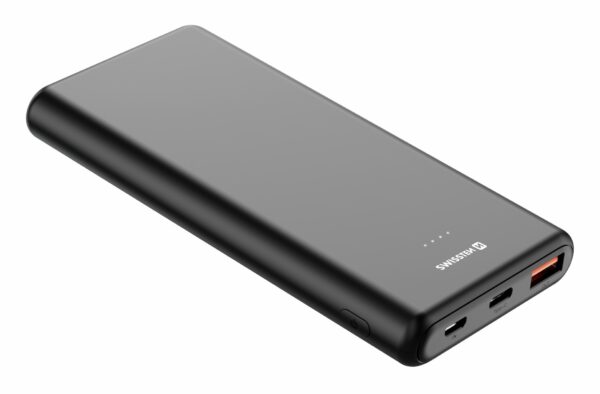 Swissten Swissten Powerbank Power Line - 10.000 mAh - Zwart