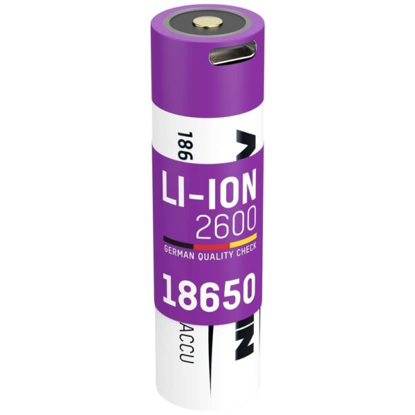 Ansmann 18650-2,6 Oplaadbare batterij (USB-C) 18650 Li-ion 3.7 V 2600 mAh