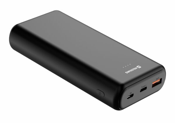 Swissten Swissten Powerbank Power Line - 20.000 mAh - Zwart