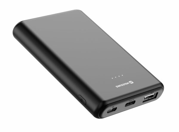Swissten Swissten Powerbank Power Line - 5000 mAh - Zwart