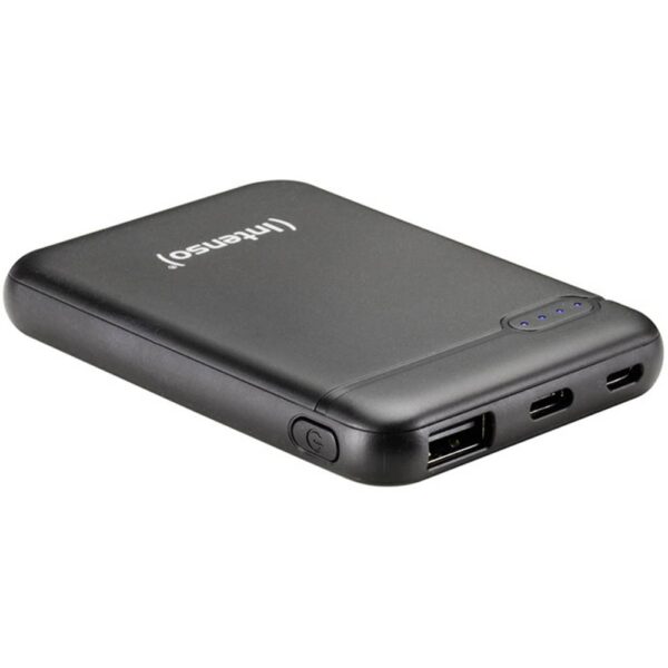 Intenso XS5000 Powerbank 5000 mAh LiPo Zwart Statusweergave