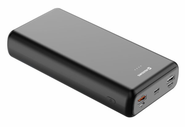 Swissten Swissten Powerbank Power Line - 30.000 mAh - Zwart